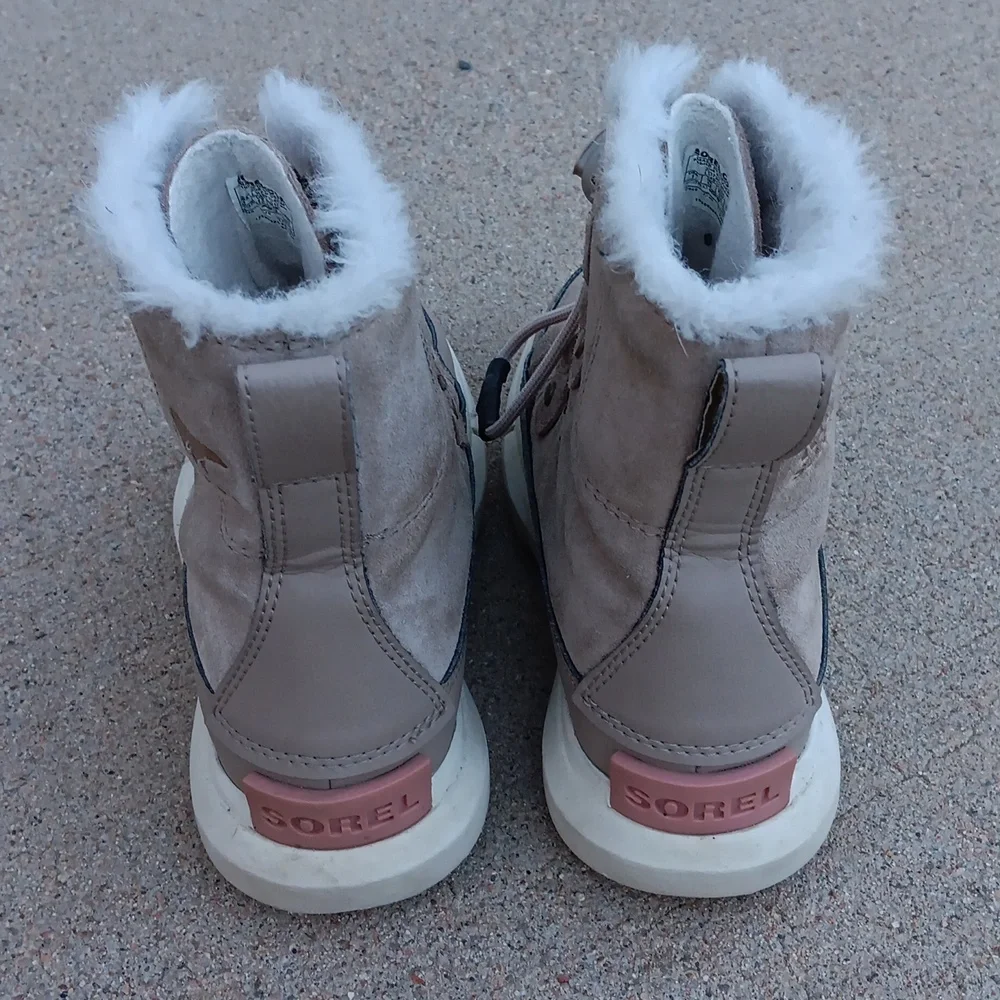 Sorel Explorer II Joan Suede Leather Kids Boots